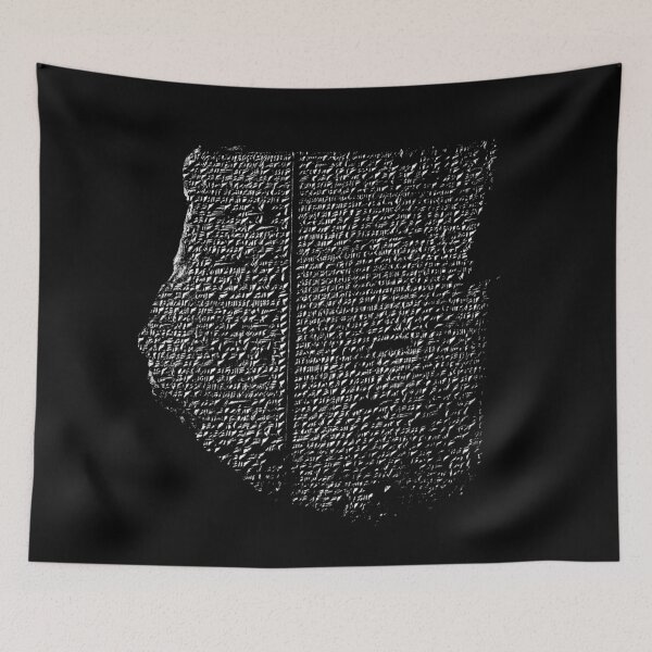 Item preview, Flood tablet (white text on black) designed and sold by DotorEaon.