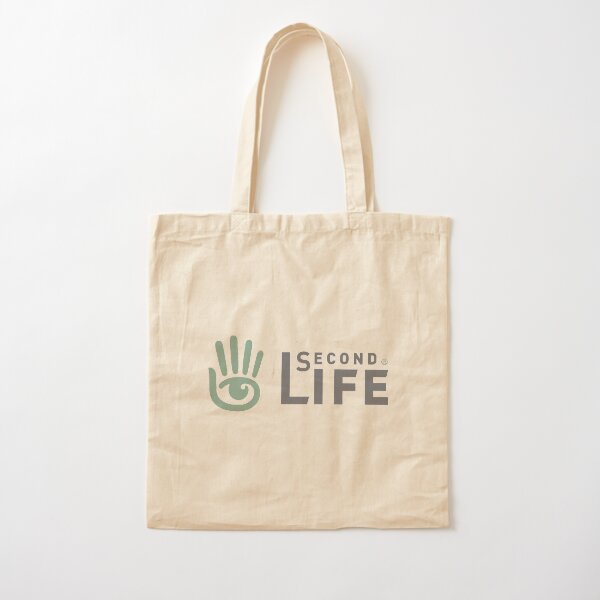 Classic Second Life Logo Cotton Tote Bag