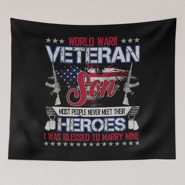 Item preview, World War II Veteran Son - US Military Vet Family Gift designed and sold by TimoJohnson78.
