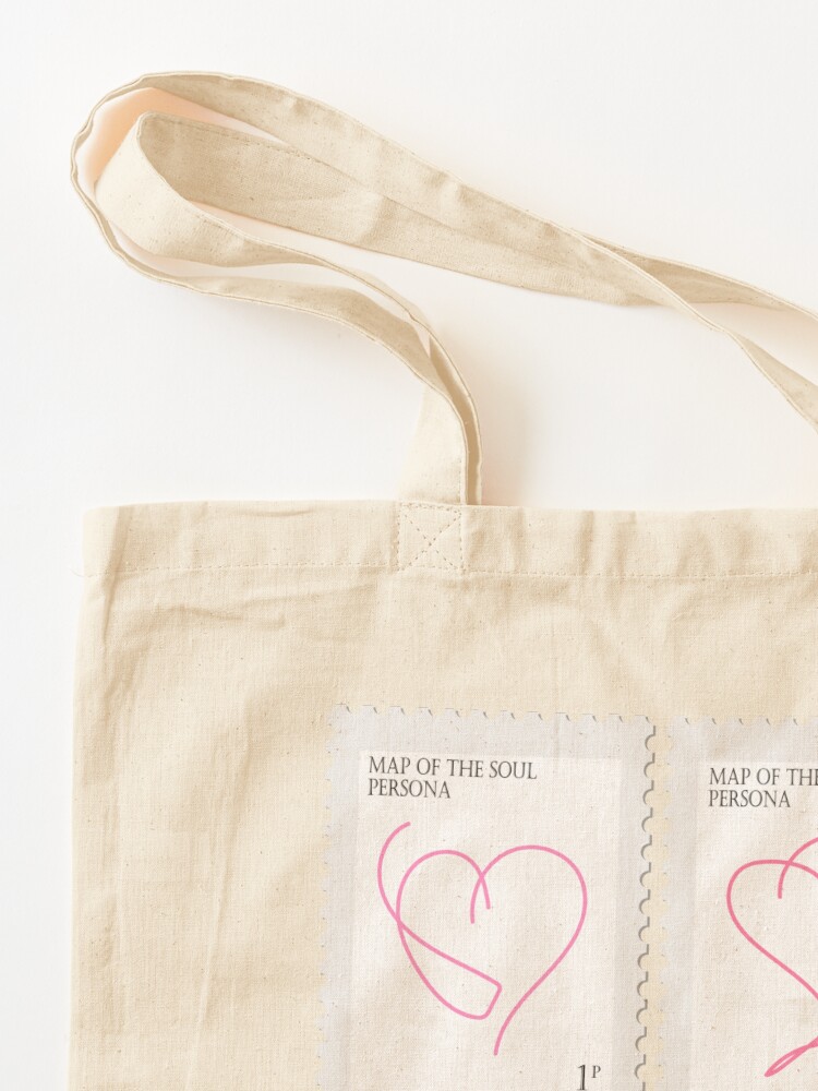 Alternate view of BTS Map of the Soul Persona Stamp Tote Bag