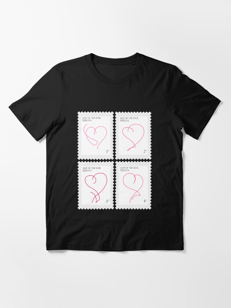 Alternate view of BTS Map of the Soul Persona Stamp Essential T-Shirt
