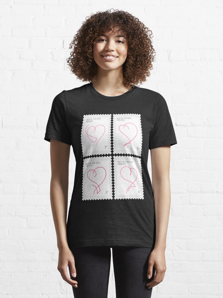 Alternate view of BTS Map of the Soul Persona Stamp Essential T-Shirt