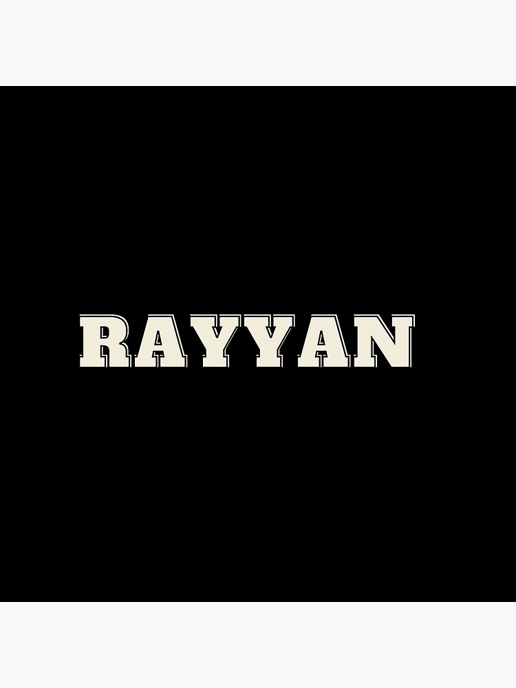 personalised-items-in-arab-name-rayyan-poster-for-sale-by-islandart