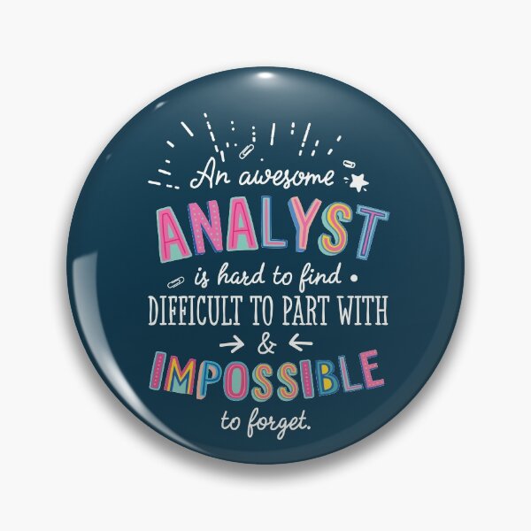 Item preview, An awesome Analyst Gift Idea - Impossible to Forget Quote designed and sold by betternotes.