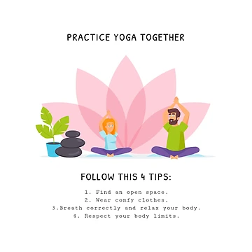 Artwork thumbnail, Practice Yoga Together by Ruthria