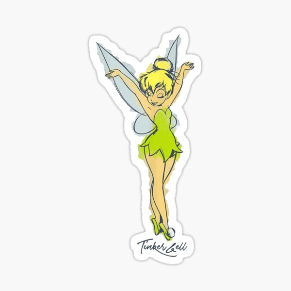 Sticker Tinkerbell Redbubble