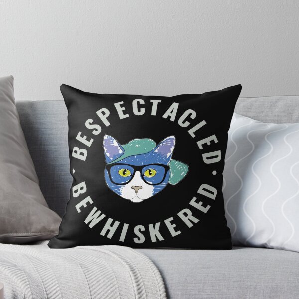 Item preview, Bespectacled, bewhiskered. Cat. designed and sold by Jajamon.