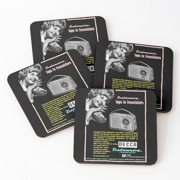 Item preview, DECCA DEBONNAIRE TRANSISTOR RADIO - ADVERT designed and sold by ThrowbackAds.