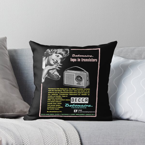 Item preview, DECCA DEBONNAIRE TRANSISTOR RADIO - ADVERT designed and sold by ThrowbackAds.