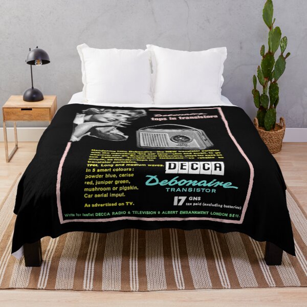 Item preview, DECCA DEBONNAIRE TRANSISTOR RADIO - ADVERT designed and sold by ThrowbackAds.