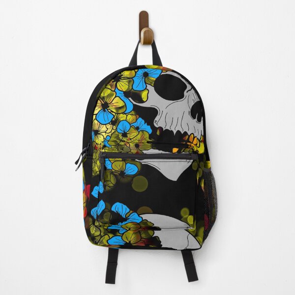 Item preview, Skull and turquoise blue hydrangeas designed and sold by BV-creas.
