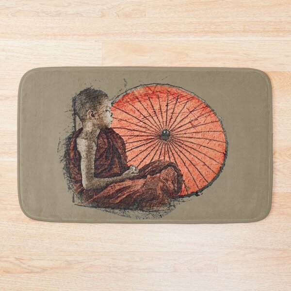Item preview, Meditating Boy Monk designed and sold by Rajat Kharkwal.
