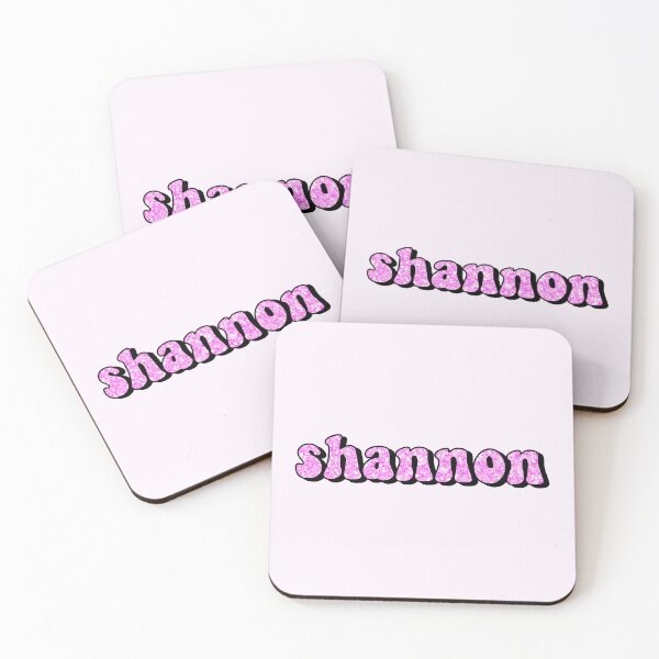 Item preview, aesthetic hot pink glitter shannon name designed and sold by STAR10008.
