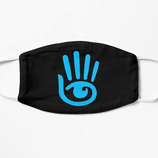 Blue Eye-In-Hand Mask