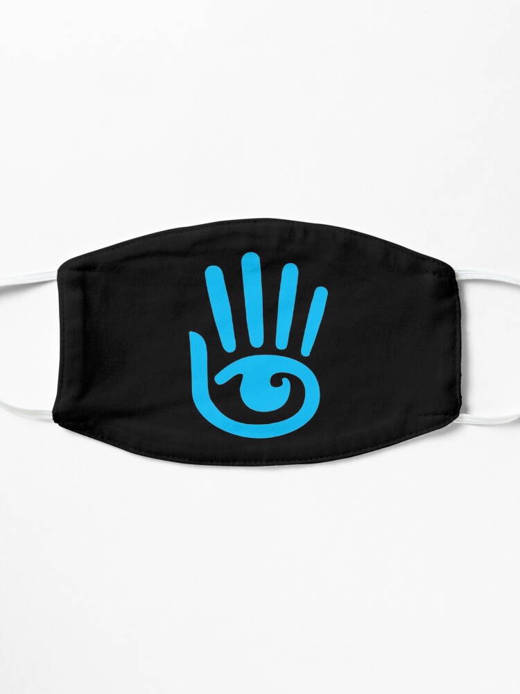Alternate view of Blue Eye-In-Hand Mask