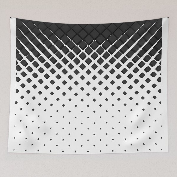 Item preview, Diamante Dot Matrix Ombre (Black/White) designed and sold by hyproinc.