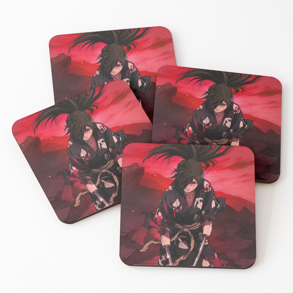 Dororo Hyakkimaru Chibi Anime Coaster - TeeHex