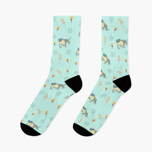 Item preview, Happy Green Frogs Pattern designed and sold by luchik-and-co.