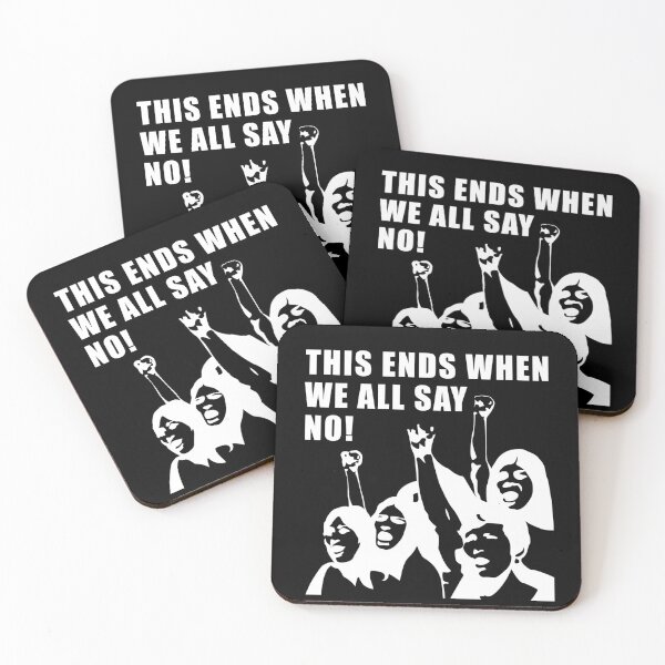 Item preview, Say no Protest Save our Human Rights - Black designed and sold by ArtOfRebellion.