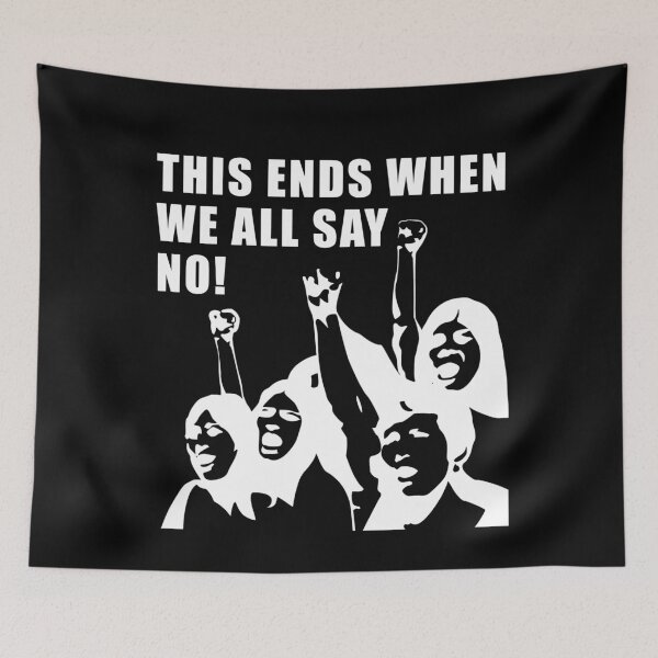 Item preview, Say no Protest Save our Human Rights - Black designed and sold by ArtOfRebellion.