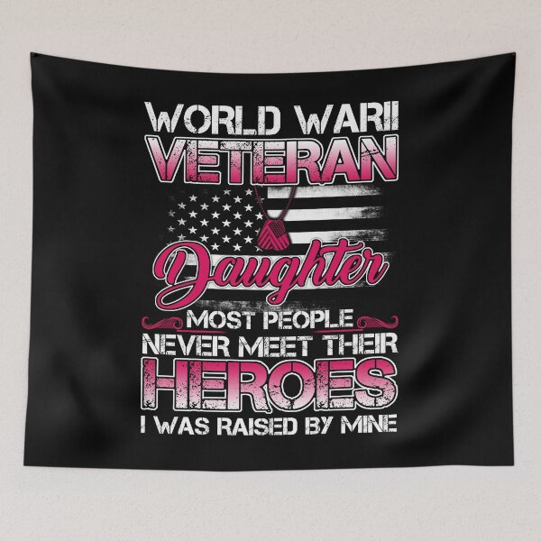 Item preview, World War II Veteran Daughter - US Military Vet Family Gift designed and sold by TimoJohnson78.