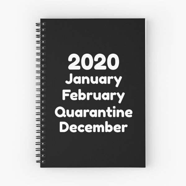 Item preview, 2020 January February Quarantine December designed and sold by mographicdesign.