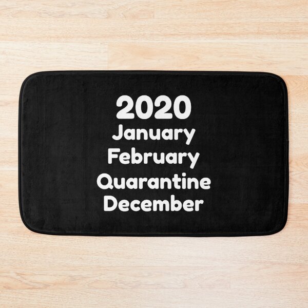 Item preview, 2020 January February Quarantine December designed and sold by mographicdesign.