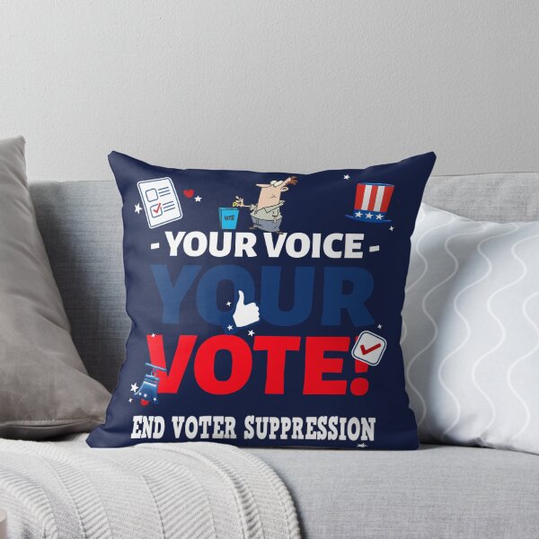 Item preview, END VOTER SUPPRESSION [ YOUR VOTE ] designed and sold by STREET666.