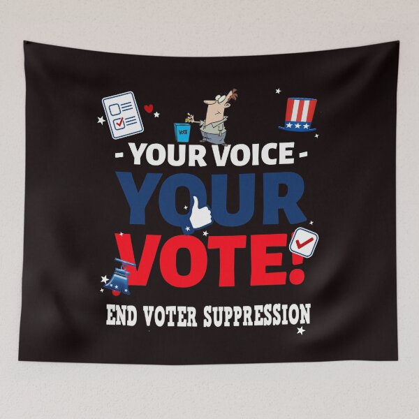 Item preview, FIN DE LA SUPRESIÓN DE VOTANTES [SU VOTO] designed and sold by STREET666.