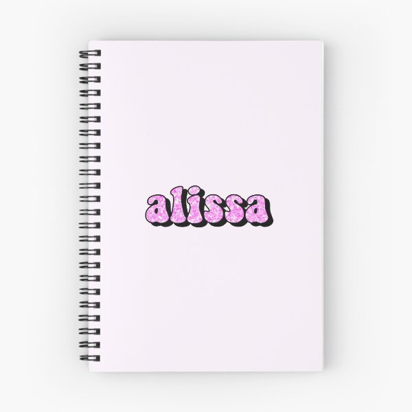 Item preview, aesthetic hot pink glitter alissa name designed and sold by STAR10008.