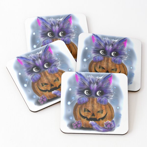 Item preview, cat and pumpkin T-Shirt designed and sold by nemfisart.