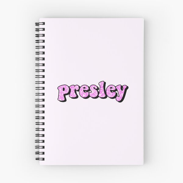 Item preview, aesthetic hot pink glitter presley name designed and sold by STAR10008.