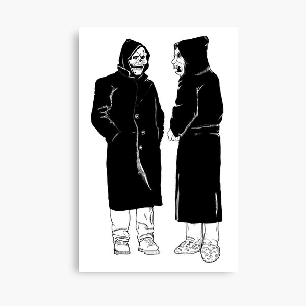 brand new - the devil and god Canvas Print