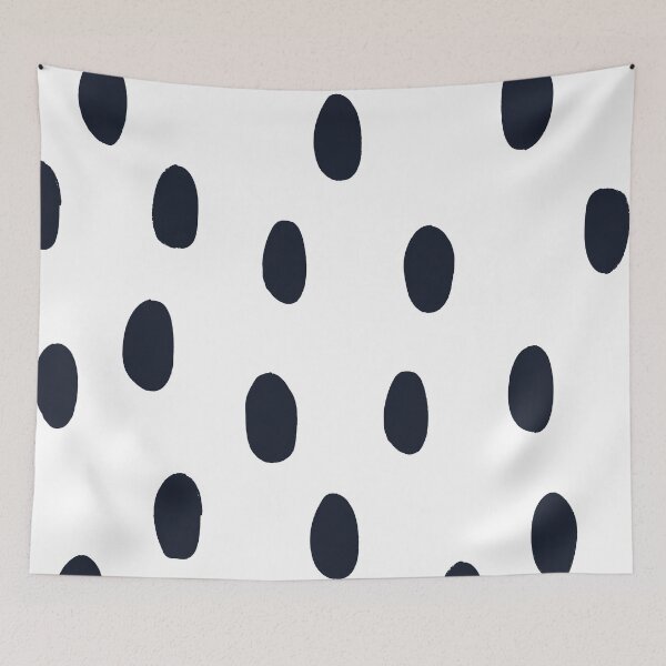 Item preview, Modern and Minimal Black and White Dots Pattern designed and sold by TamGustam.
