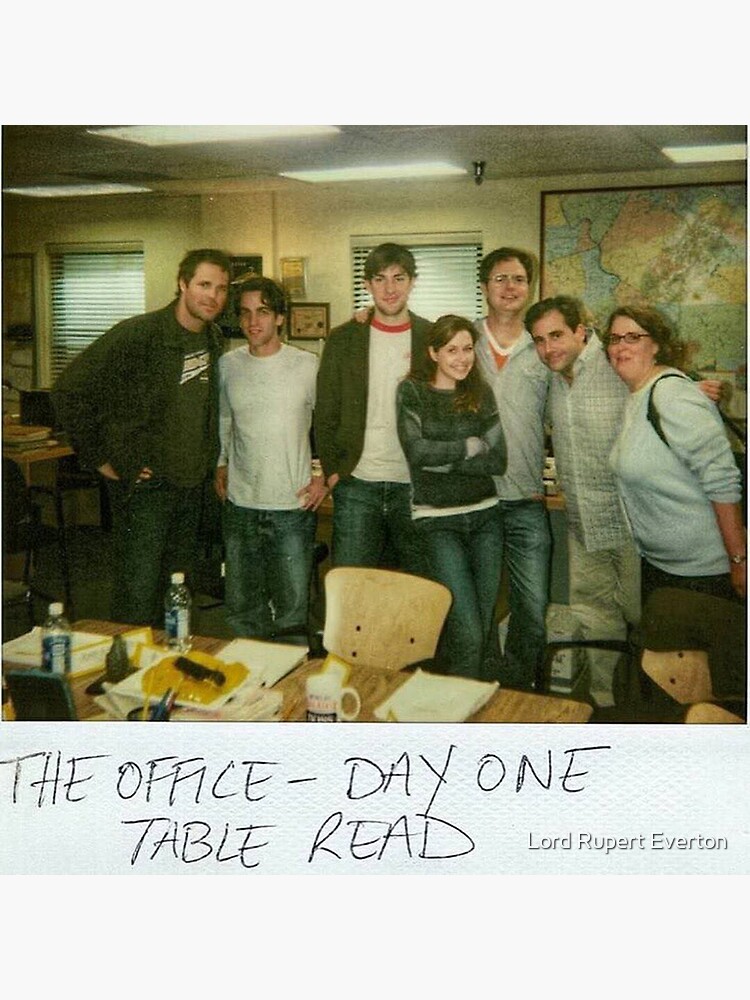 The Office Table Read Photo Sticker
