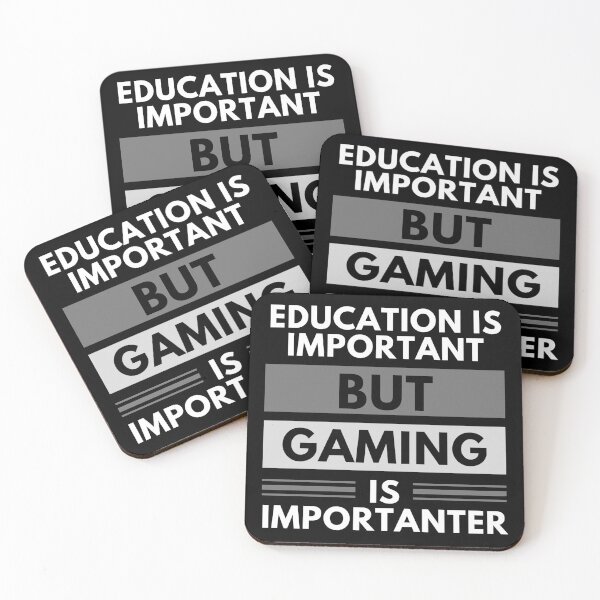 Item preview, Education Is Important But Gaming Is Importanter designed and sold by m95sim.