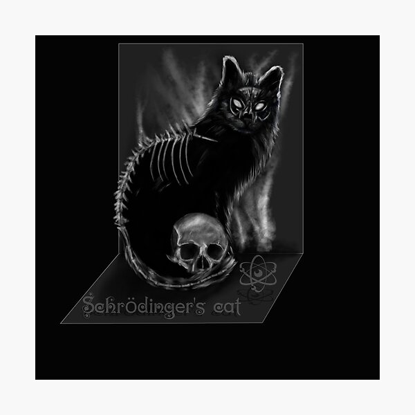Item preview, Schrödinger's cat designed and sold by nemfisart.