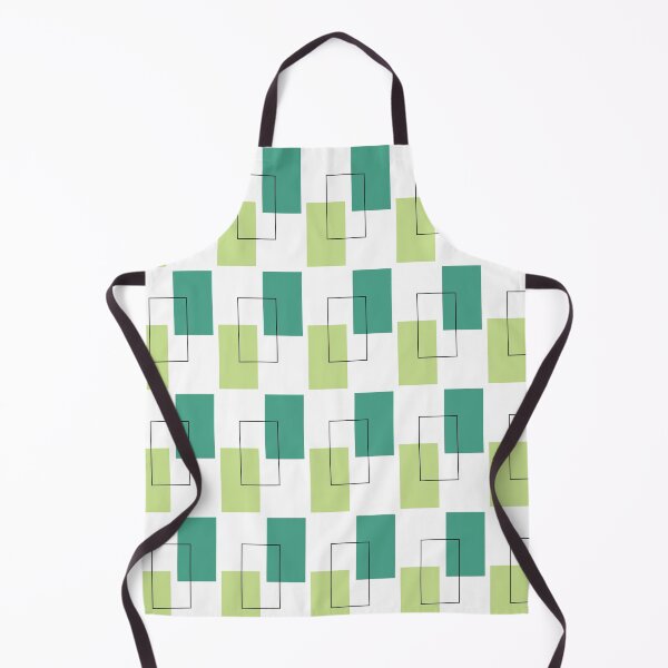 Item preview, Lime and Dark Green Rectangle Pattern designed and sold by socksoverjeans.