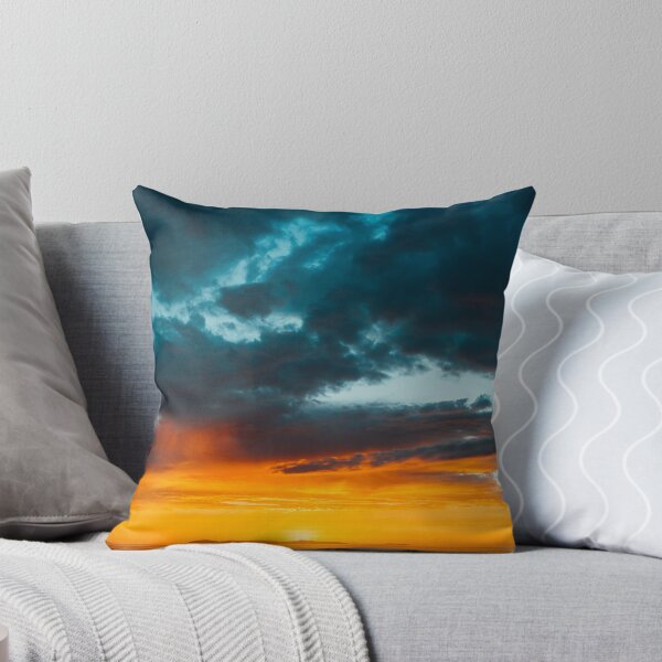 Item preview, Sunset in black green clouds designed and sold by Evgenija-S.