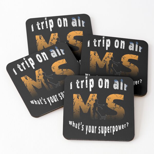 Item preview, I trip on air, whats your superpower? Multiple Sclerosis Awareness MS  designed and sold by ShamblesShop.