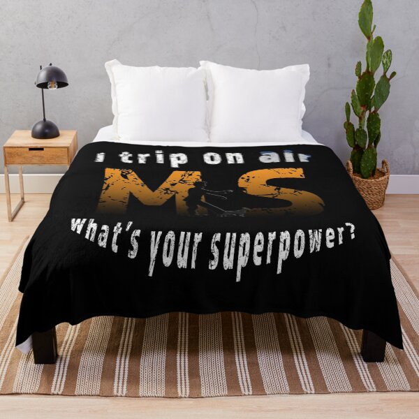 Item preview, I trip on air, whats your superpower? Multiple Sclerosis Awareness MS  designed and sold by ShamblesShop.