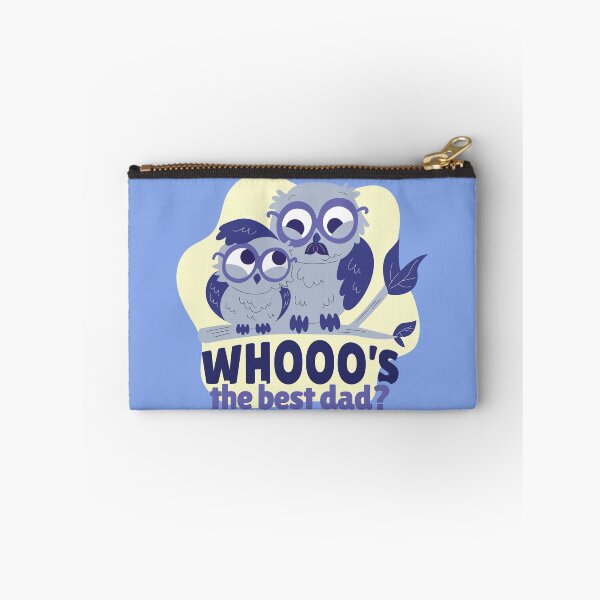 Item preview, Whooo's The Best Dad Owl twooting graphic designed and sold by Tender Flower Clothing.