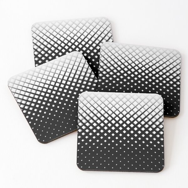 Item preview, Diamante Dot Matrix Ombre (Blanco / Negro) designed and sold by hyproinc.
