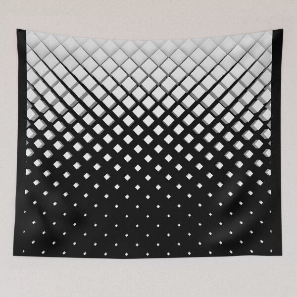 Item preview, Diamante Dot Matrix Ombre (White/Black) designed and sold by hyproinc.