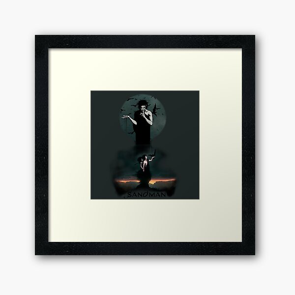 The Sandman and Death vertigo Framed Art Print