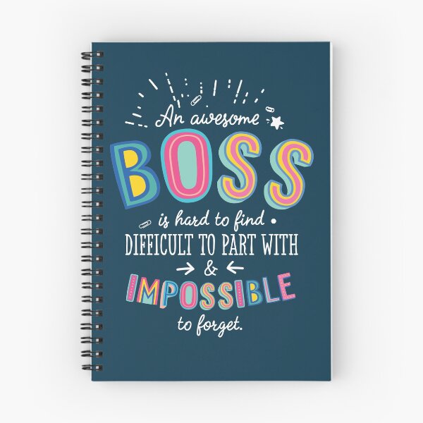 Item preview, An awesome Boss Gift Idea - Impossible to Forget Quote designed and sold by betternotes.