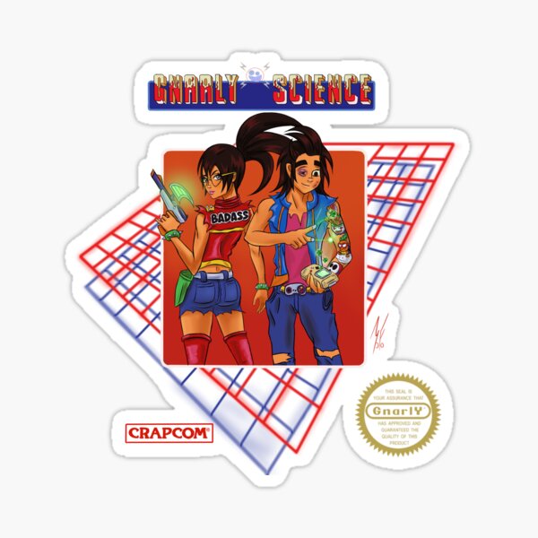 Gnarly Science NES Sticker