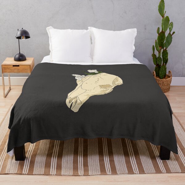 Item preview, Horse skull with flowers designed and sold by DioskiArt.