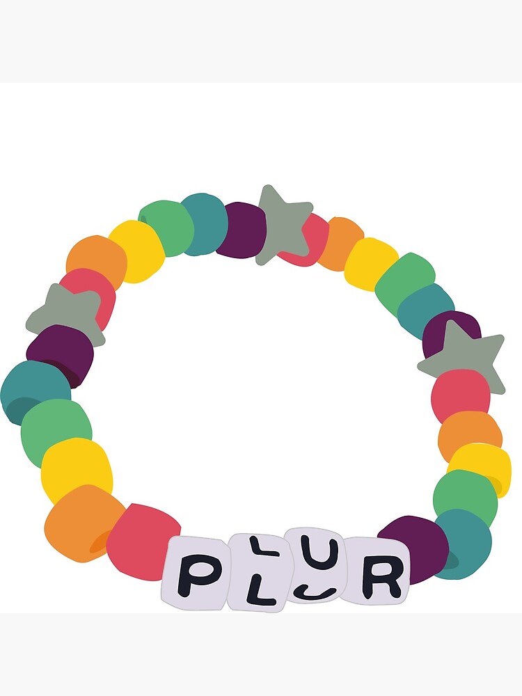 PLUR Rave Kandi Greeting Card for Sale by xinyuhartshorn