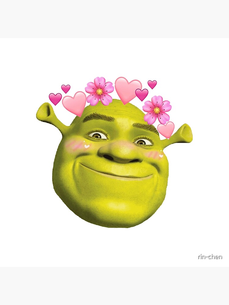 Shrek meme sticker Art Board Print for Sale by kha02